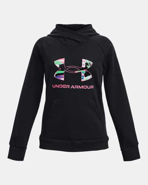 Under Armour Big Girl Storm Water Resistant Fleece Highlight Hoodie XS L M Youth 